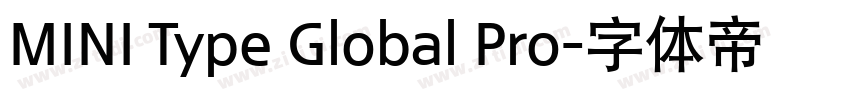 MINI Type Global Pro字体转换